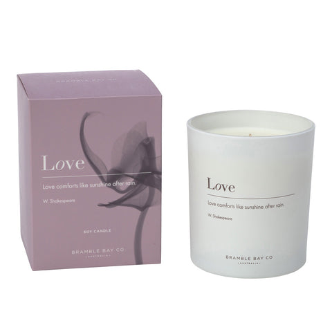 Inspirations Love Candle