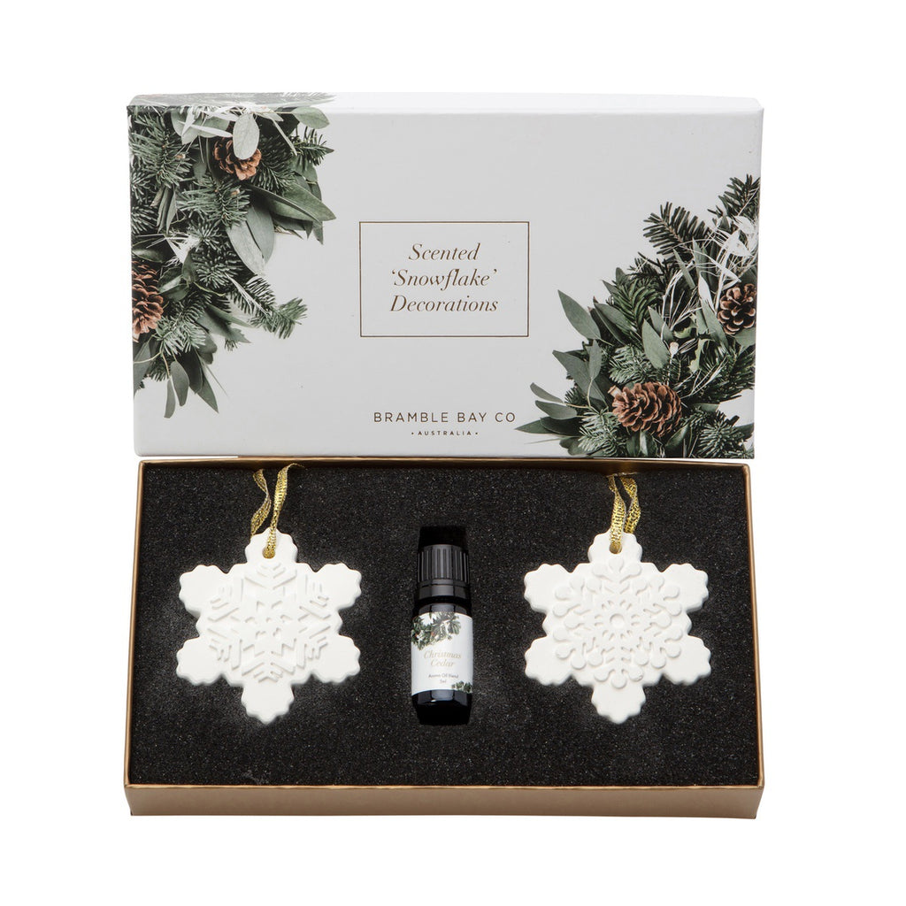 Scented Snowflake Tree Decorations