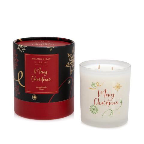 Merry Christmas Candle 300g Frankincense