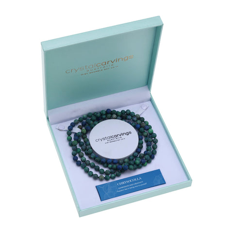 Chrysocolla Naturals Necklace 62"